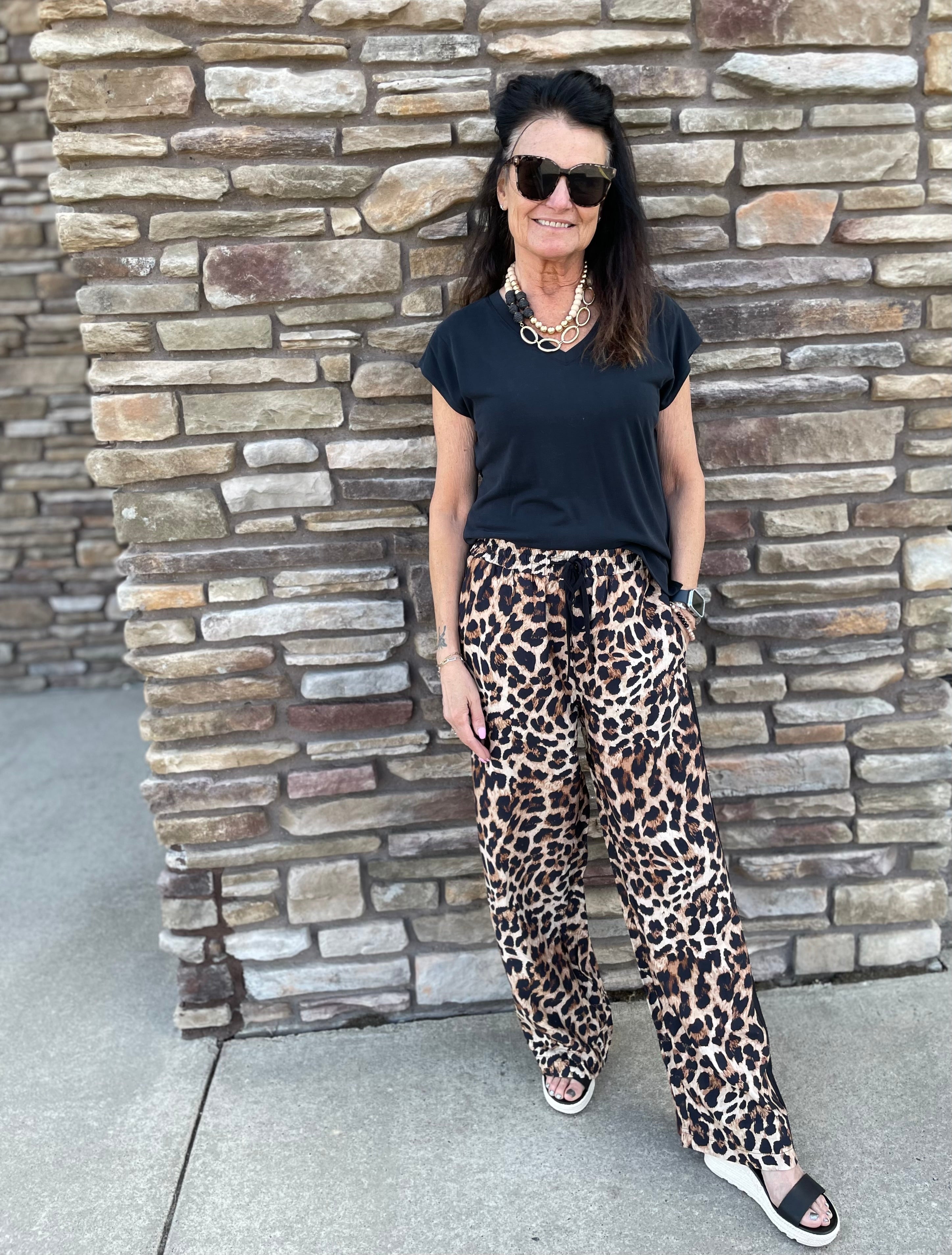 Track Pant | Side Line | Leopard – Boutique On Fox