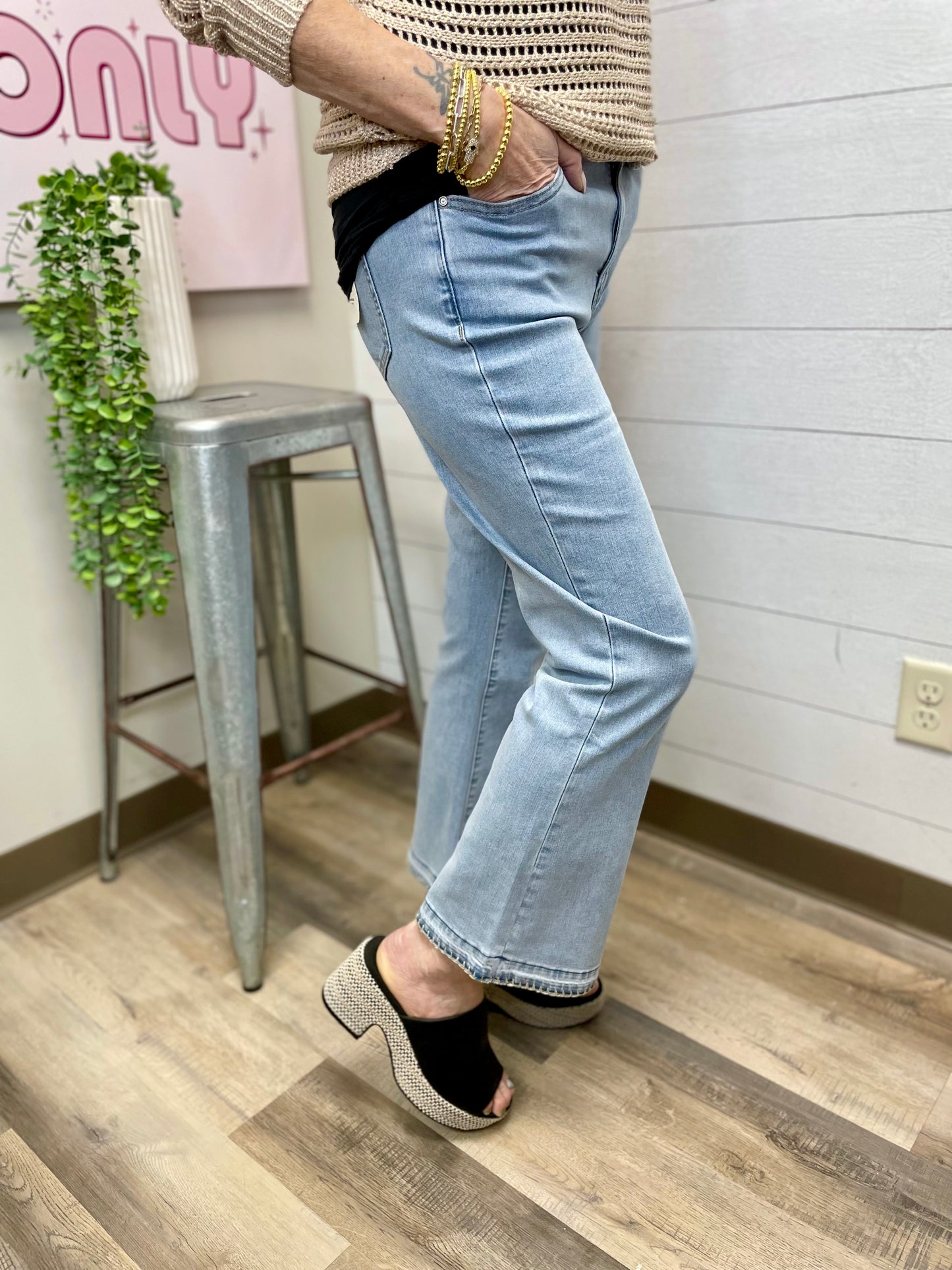 Notched Neck Top