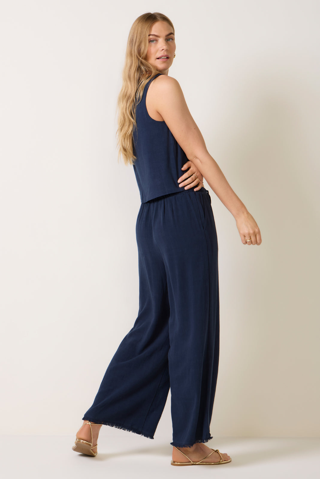 Z Supply Soren Pant in Eclipse - back view