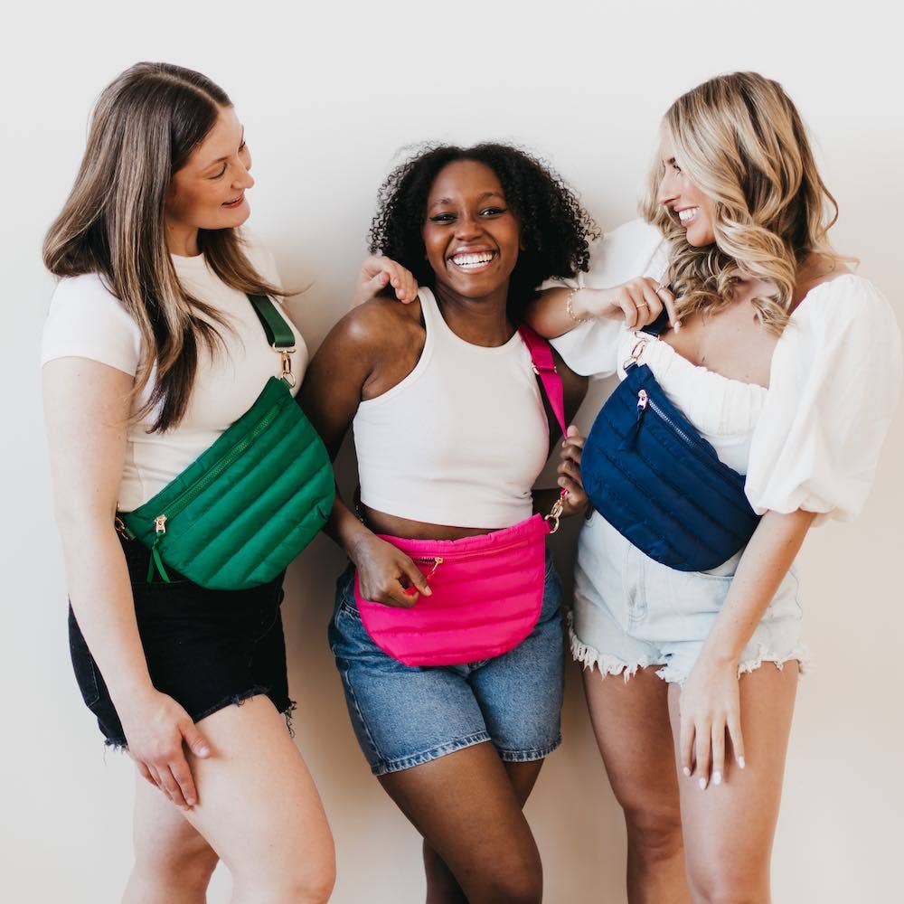 Jolie Puffer Belt Bag|Sand
