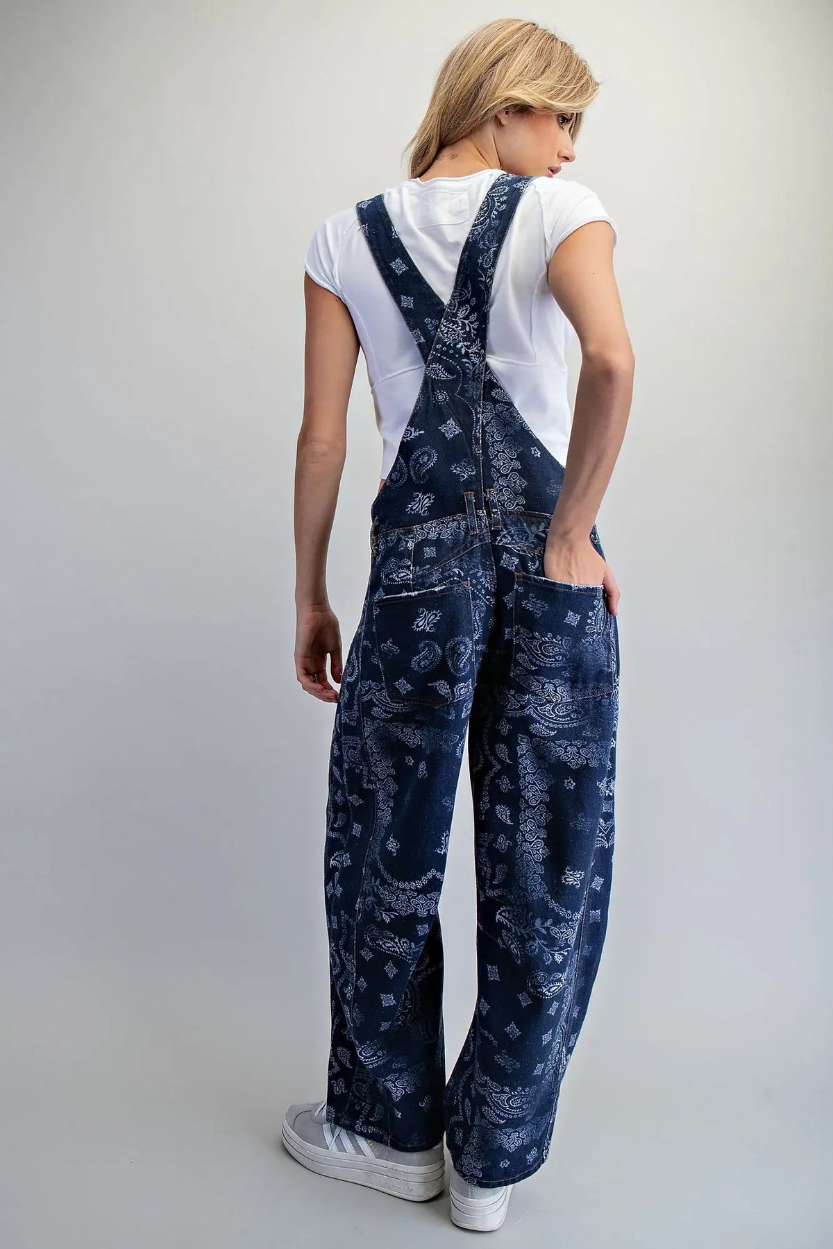 Eesome Bandana Printed Jumpsuit - Midnight