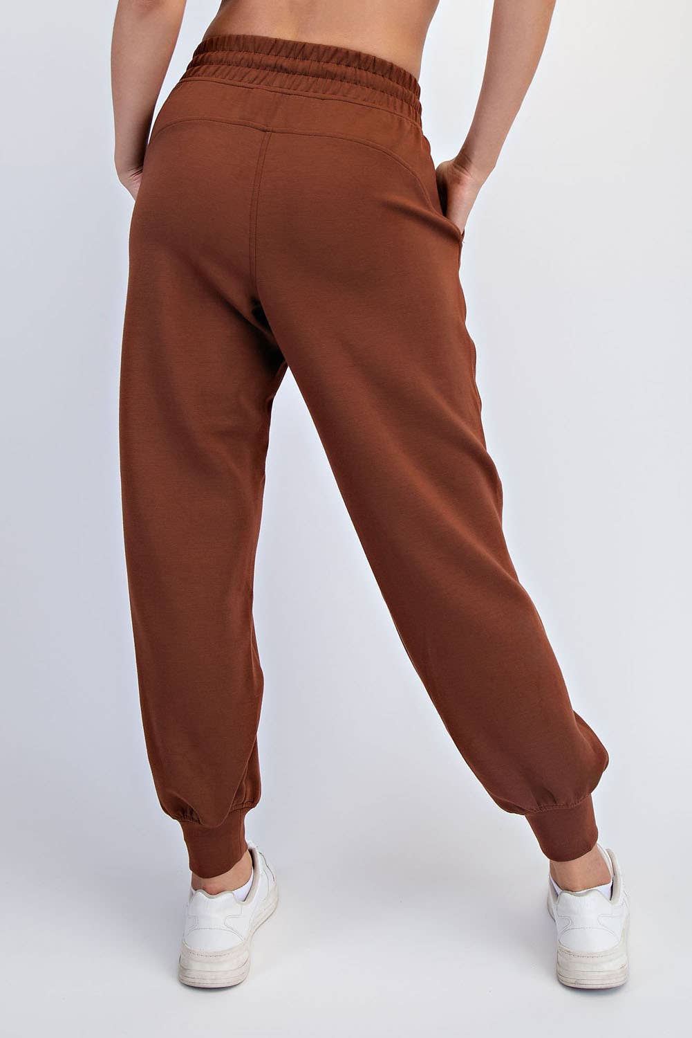 Modal Scuba Jogger Pant - Chestnut