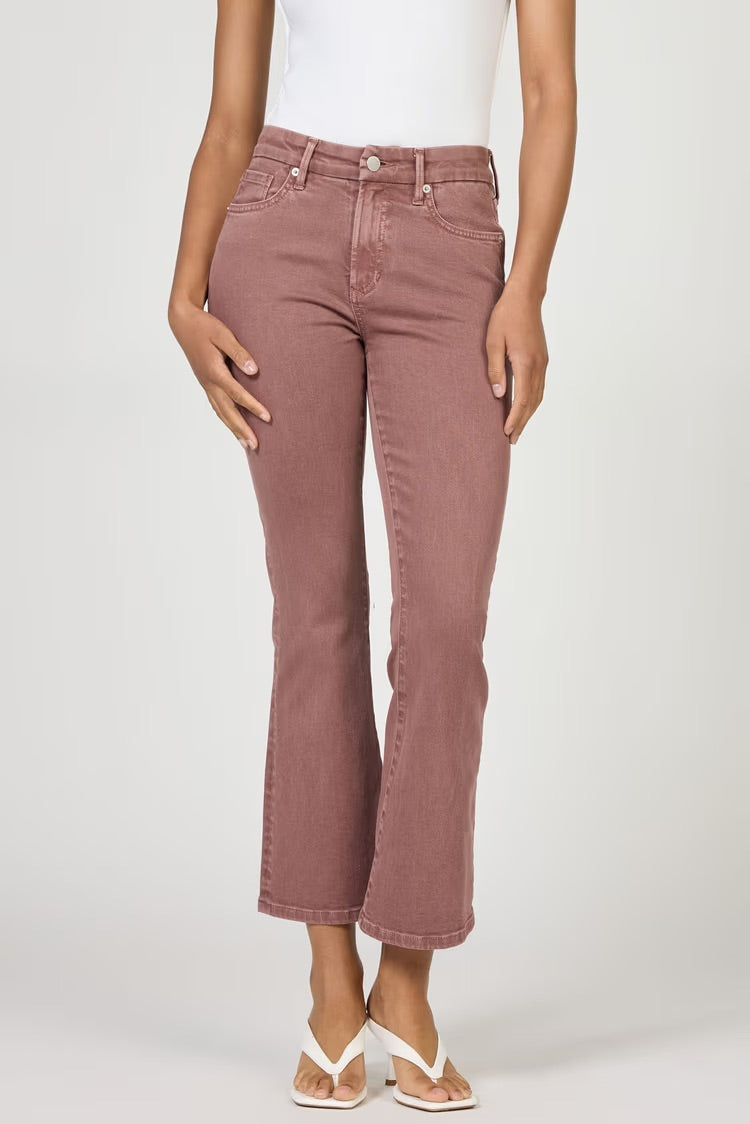 Dear John Jeanne Crop Flare Jean - Rasin