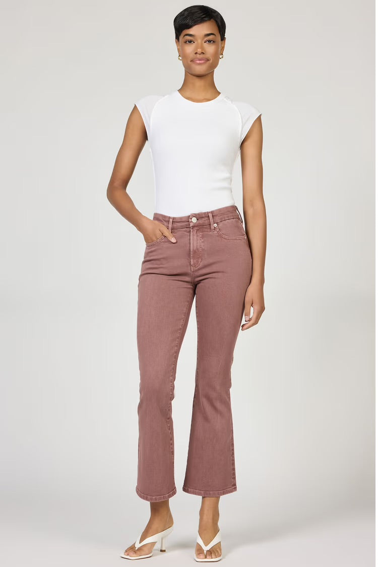 Dear John Jeanne Crop Flare Jean - Rasin