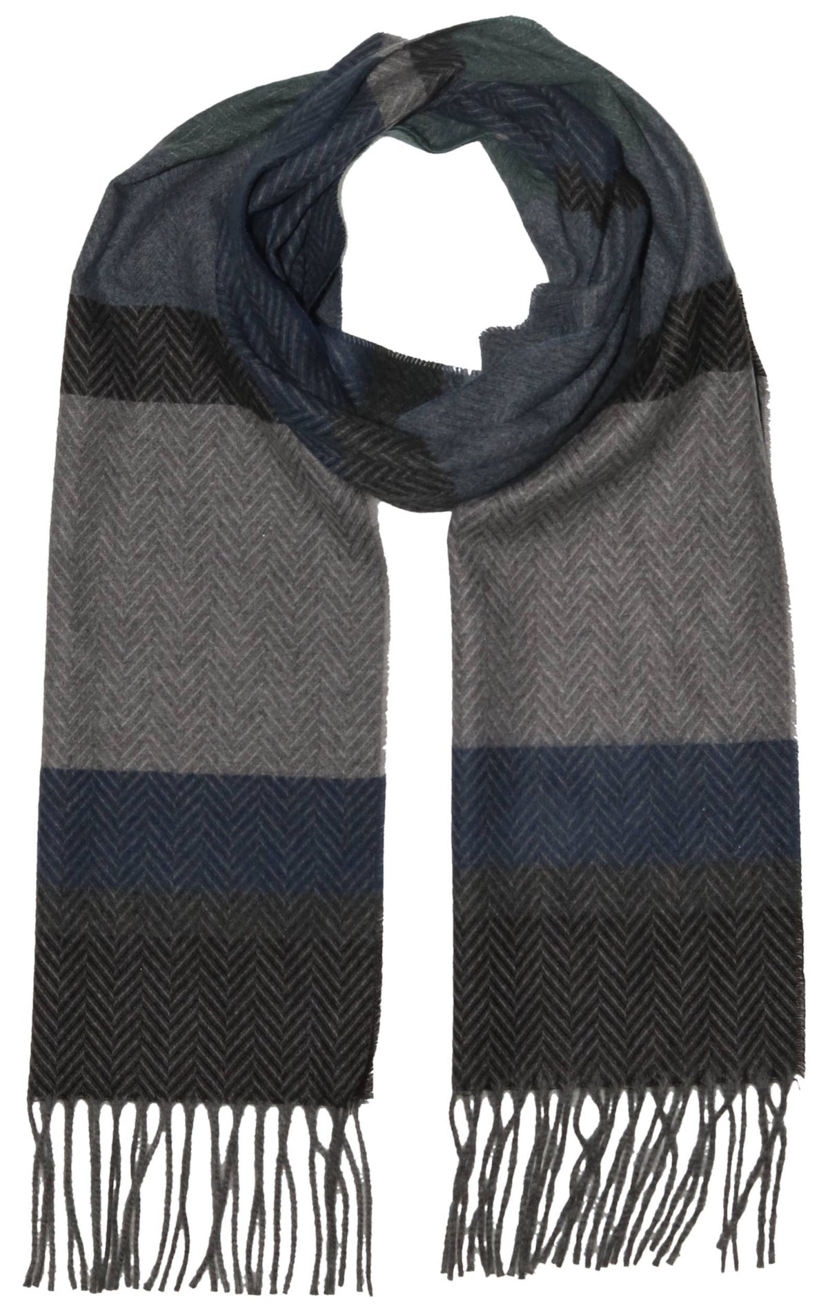 Multi Herringbone Stripe: Grey