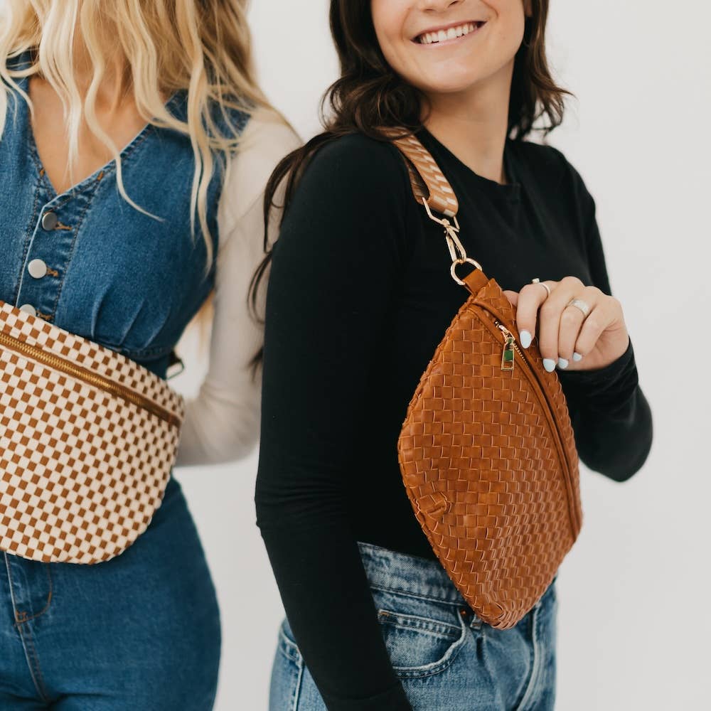 Westlyn Woven Bum Bag | Black