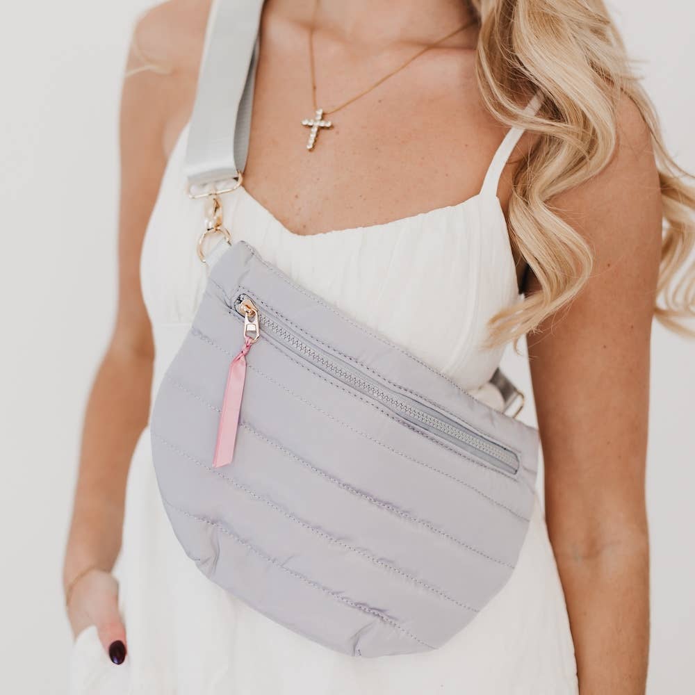 Jolie Puffer Belt Bag|Sand