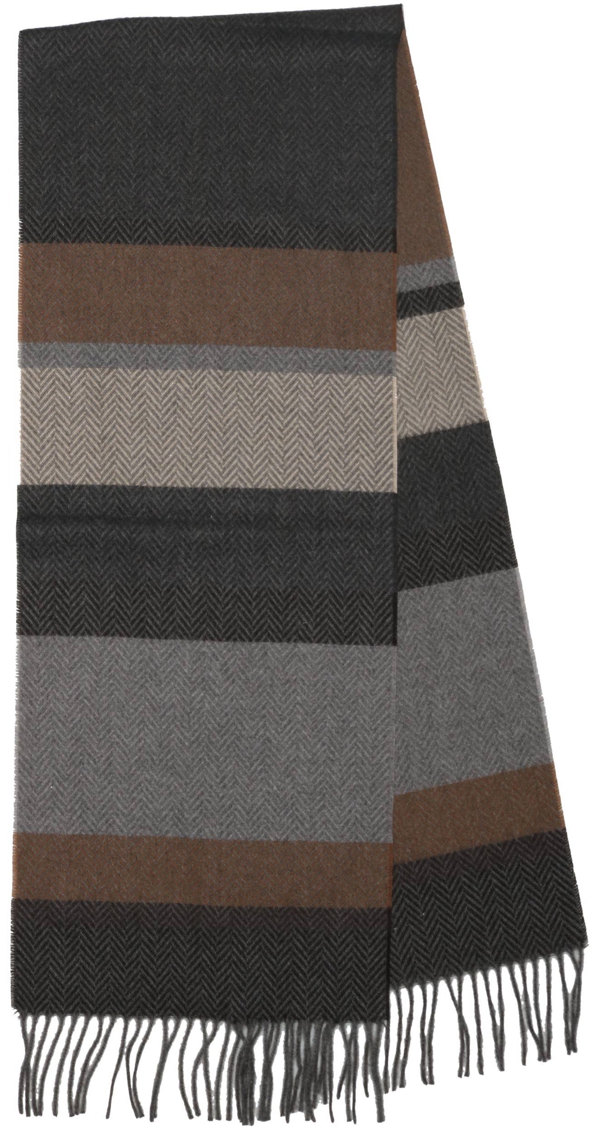 Multi Herringbone Stripe: Grey