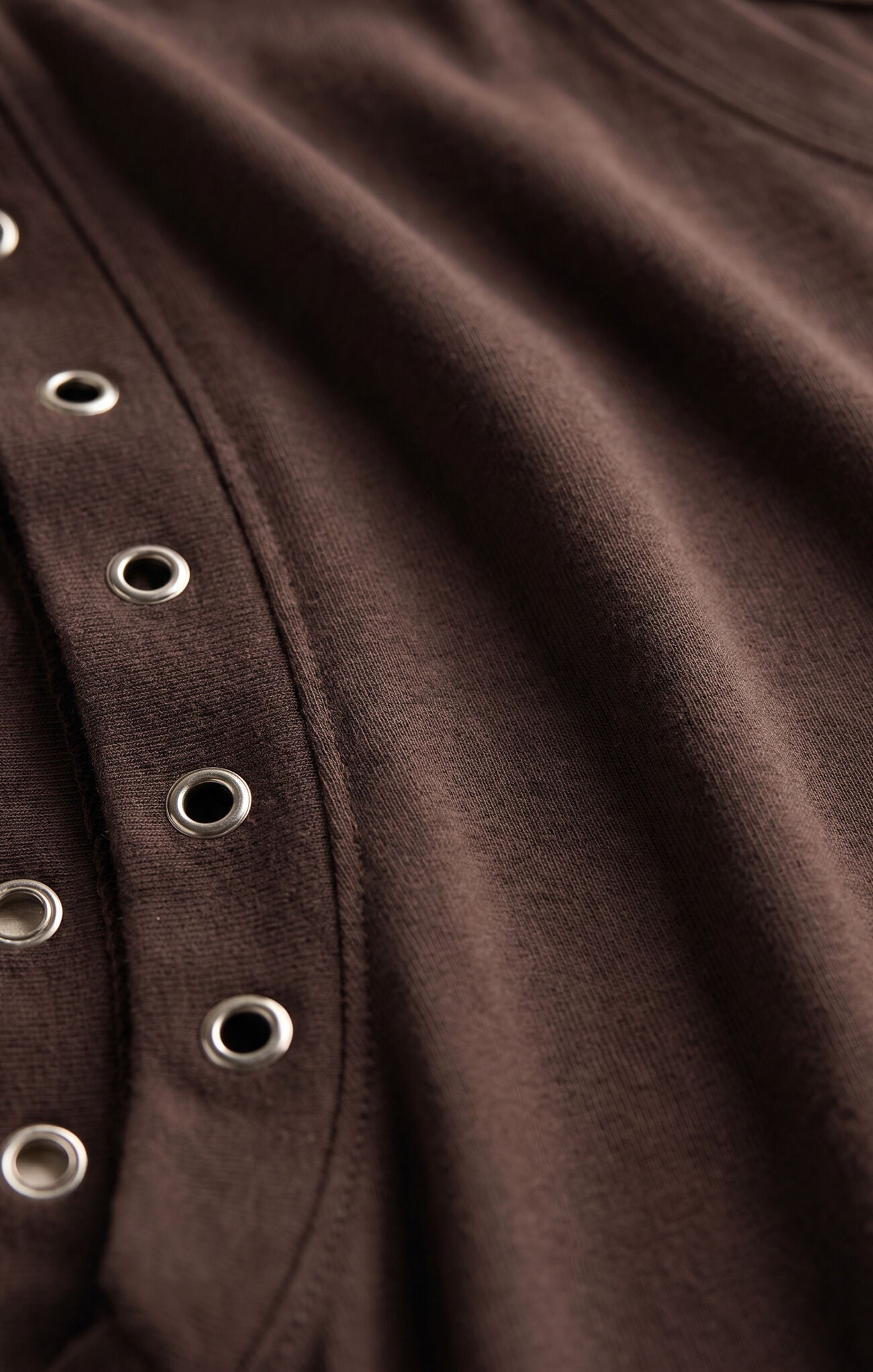Z Supply Camino Grommet Top - Dark Chocolate