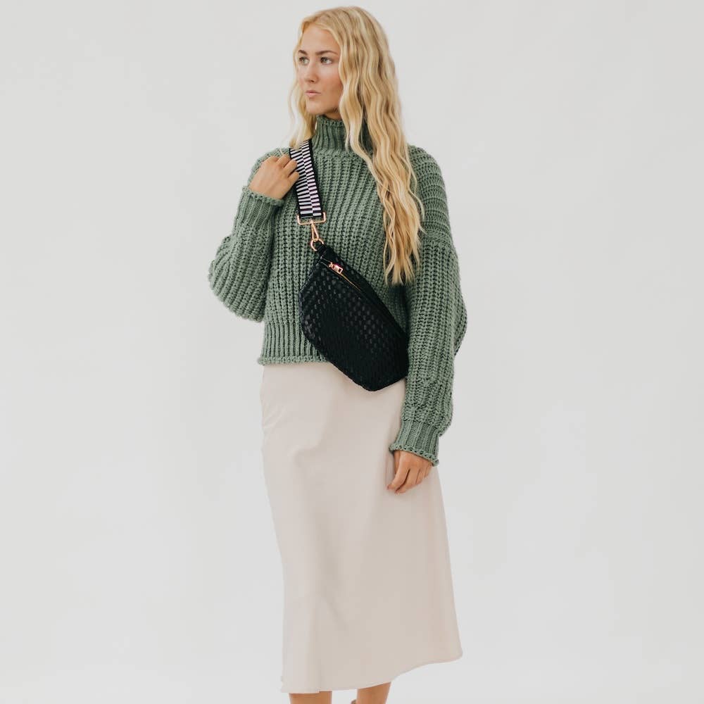 Westlyn Woven Bum Bag | Emerald