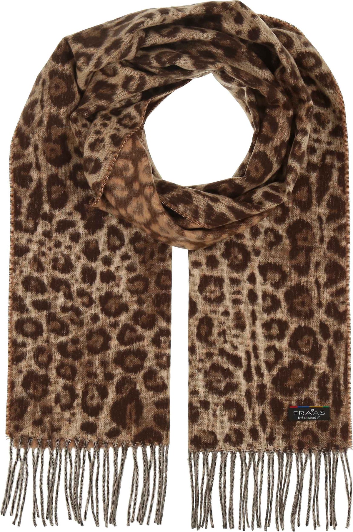 Nouveau Leo Cashmink Scarf: Camel