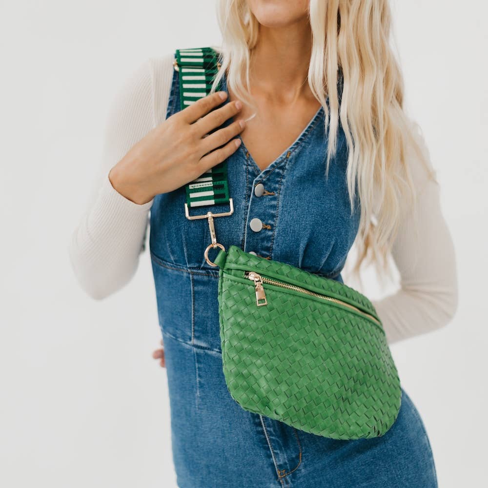 Westlyn Woven Bum Bag | Black