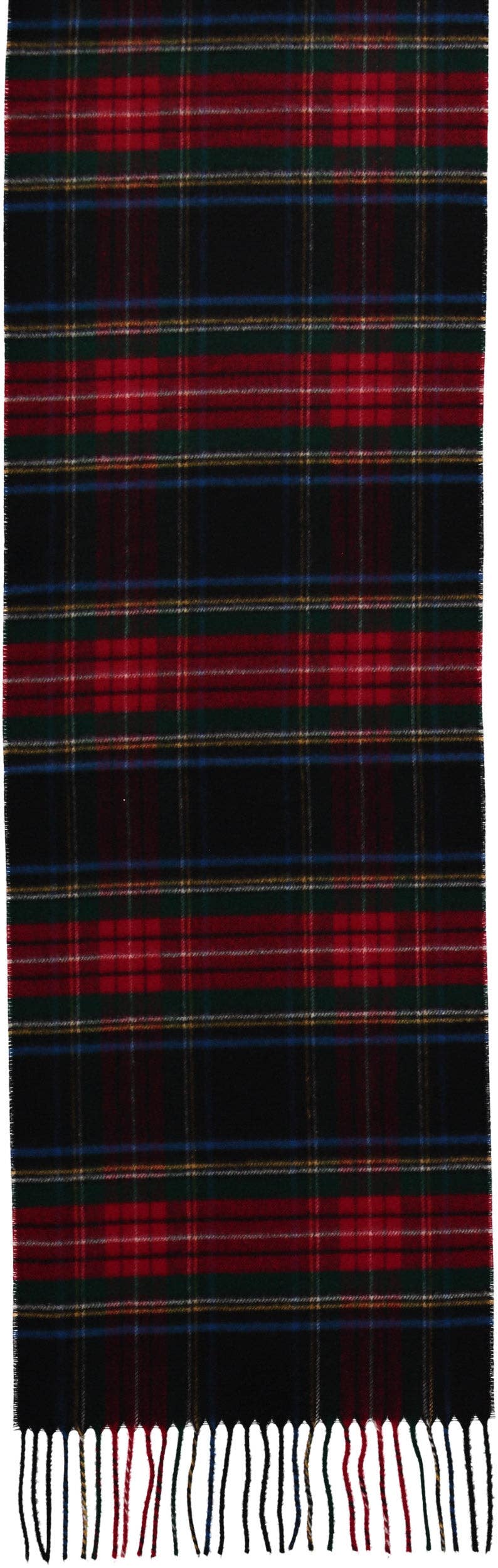 Traditional Tartan Cashmink® Scarf: Cream