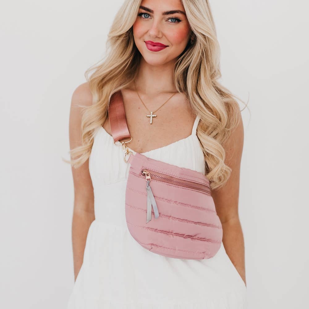 Jolie Puffer Belt Bag|Sand