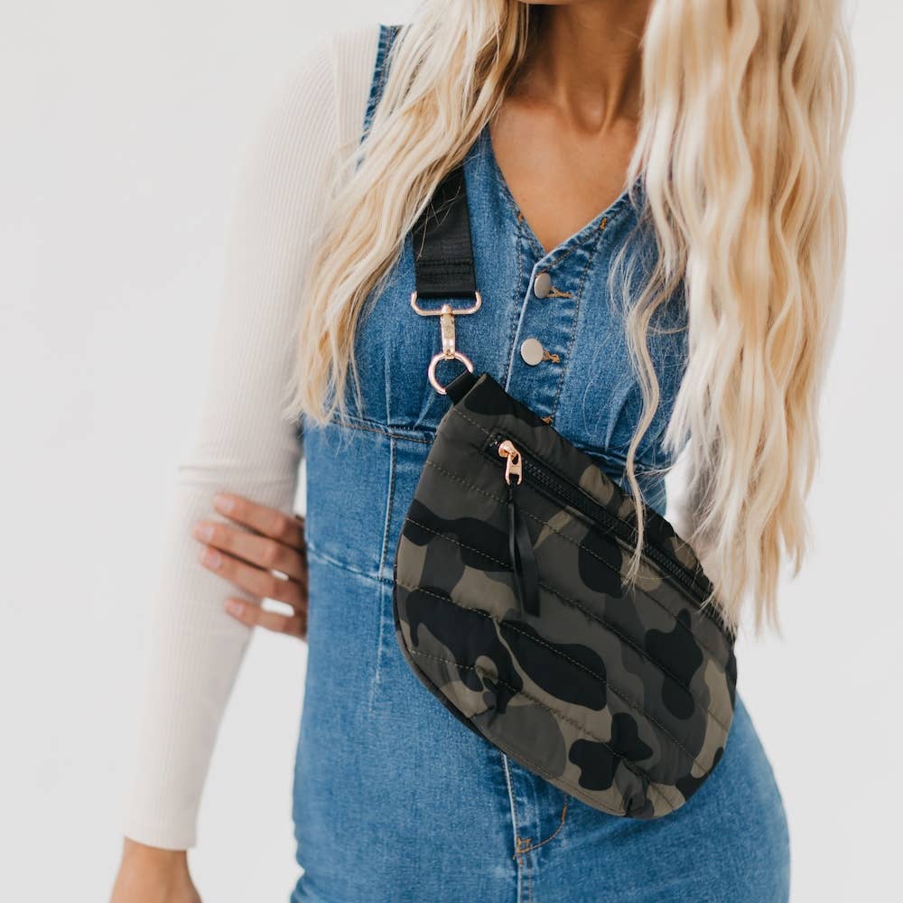 Jolie Puffer Belt Bag|Sand