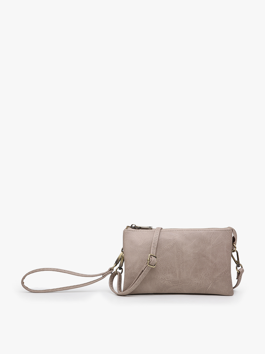 Riley Crossbody-Warm Grey