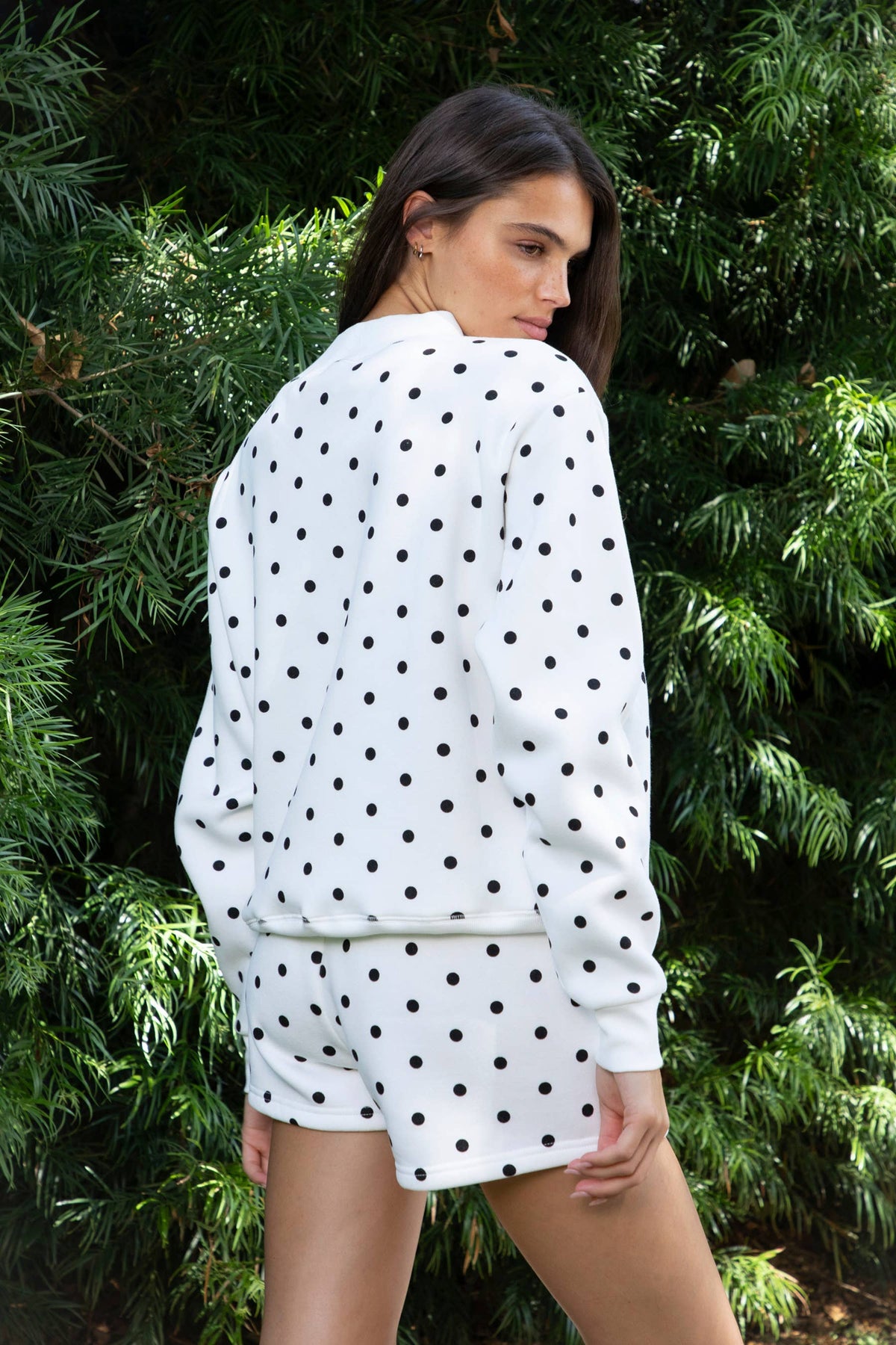 TICTOC Pippa Polka Dot Sweatshirt - Pink/Brown