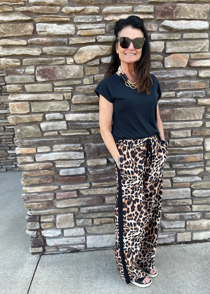 L’Appartement Leopard Side Line Pants 36 L'Appartement Leopard Side Line Pants 36 L'Appartement