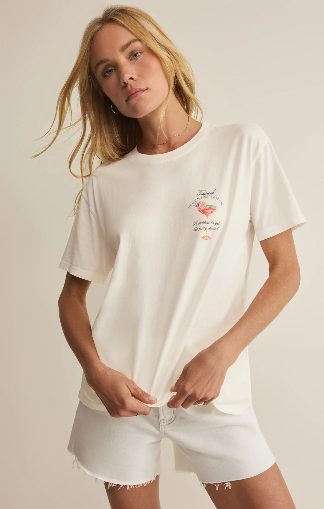 Z Supply Passion Boyfriend - Sea Salt – Boutique On Fox