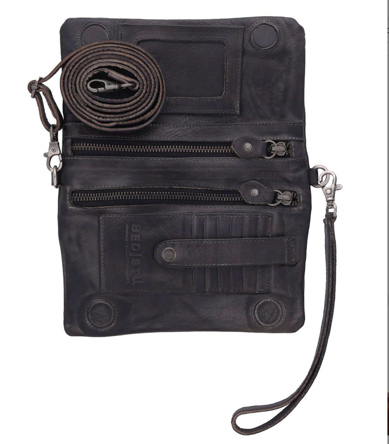 BED STU | CADENCE PURSE | BLACK RUSTIC