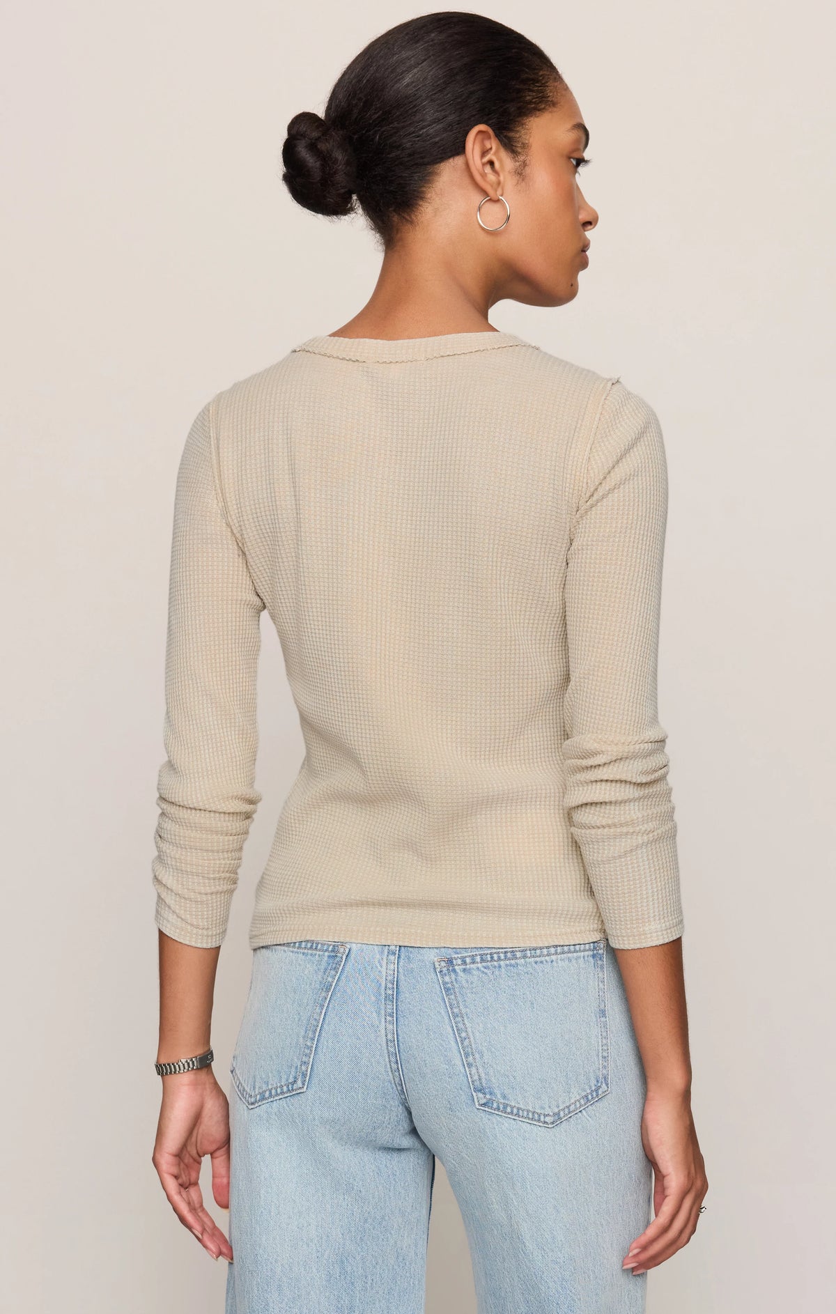 Z  Supply Arlet Mini Thermal Top - Soft Ecru