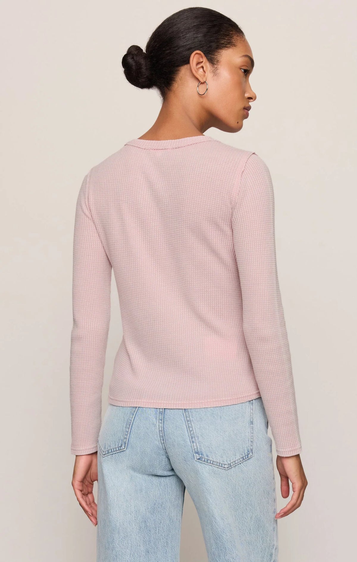 Z  Supply Arlet Mini Thermal Top - Soft Blush