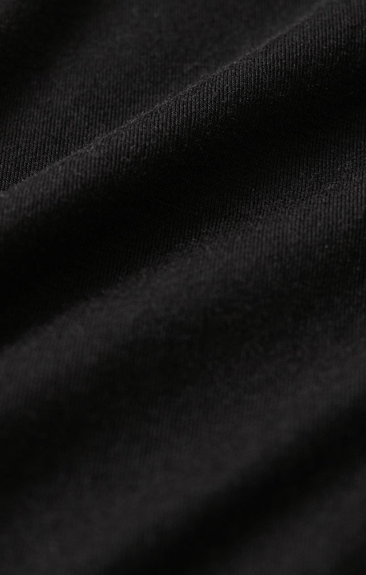 Z Supply Day Off Jumpsuit in Black - fabric detail