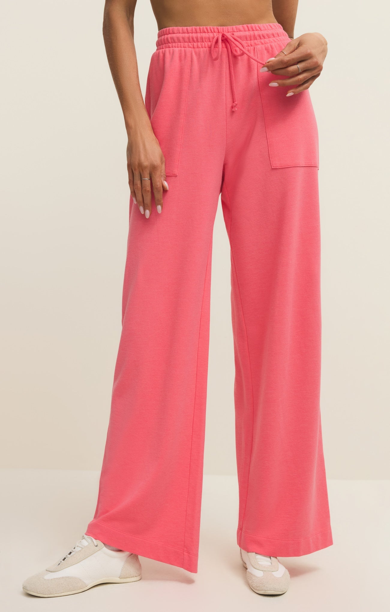 Z Supply Mindful Pant in Paloma, front view