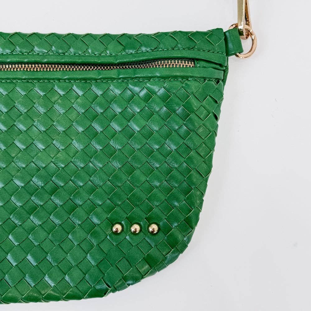 Westlyn Woven Bum Bag -  Checkered Coffee