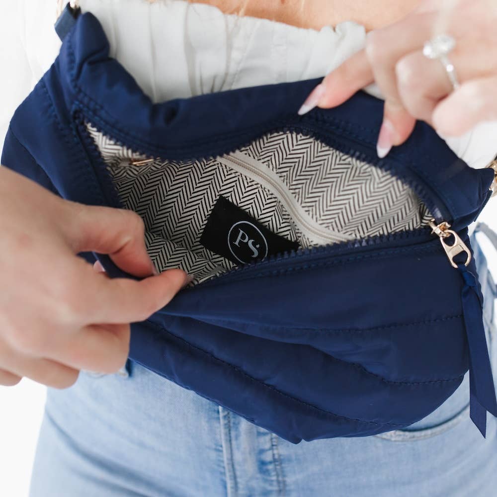 Jolie Puffer Belt Bag|Sand