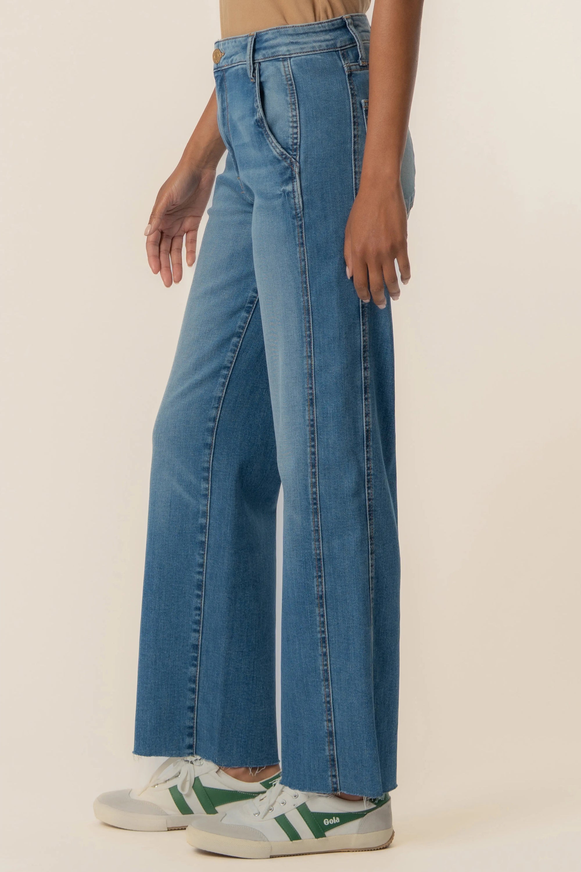 Kut Charlotte High Rise Wide Leg - Artisan