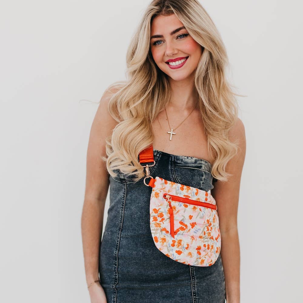 Jolie Puffer Belt Bag|Sand