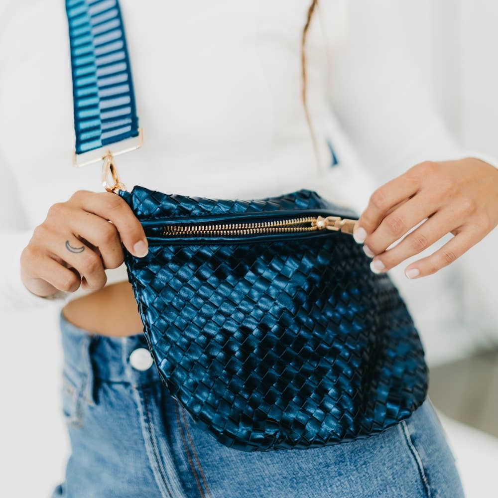 Westlyn Woven Bum Bag | Emerald