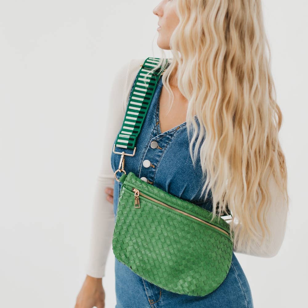 Westlyn Woven Bum Bag | Black