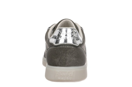 Sole view of the Blowfish Tastic 2 Sneaker in Smooth Charcoal