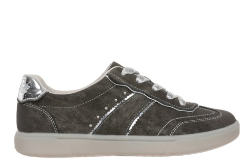 Top view of the Blowfish Tastic 2 Sneaker in Smooth Charcoal