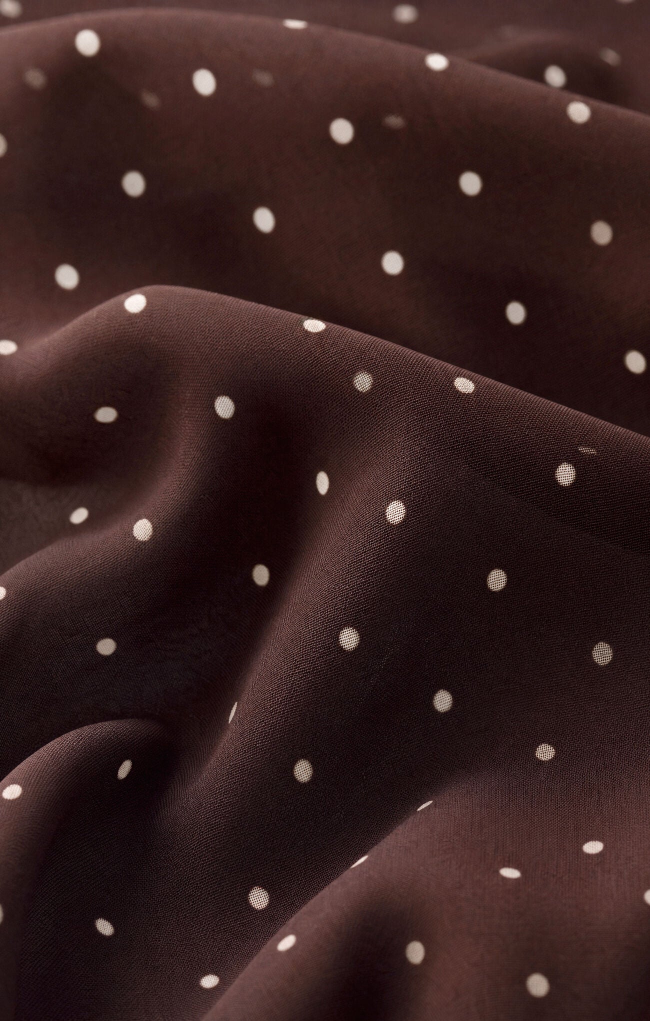 Z Supply Eda Polka Dot Midi Skirt - Chocolate