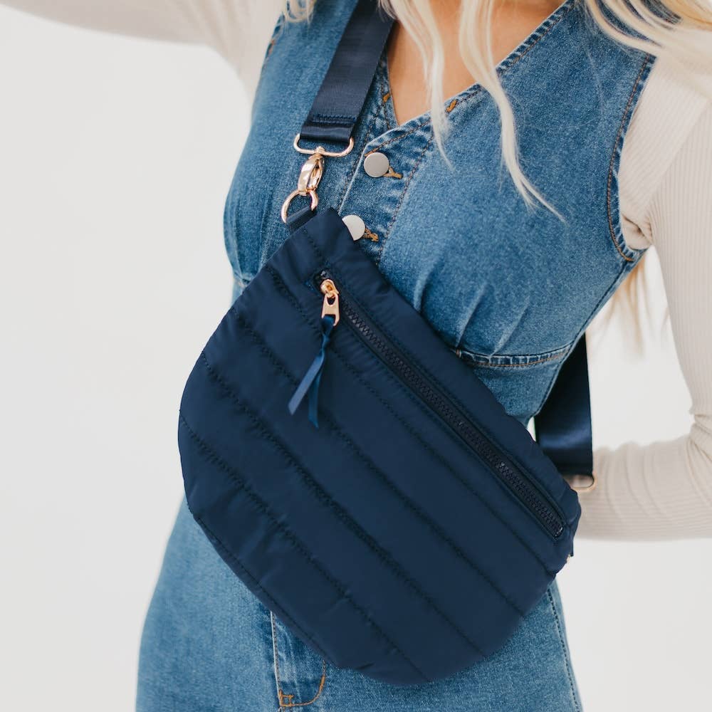 Jolie Puffer Belt Bag|Sand