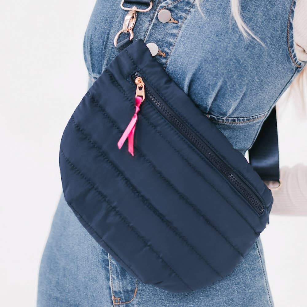 Jolie Puffer Belt Bag|Sand