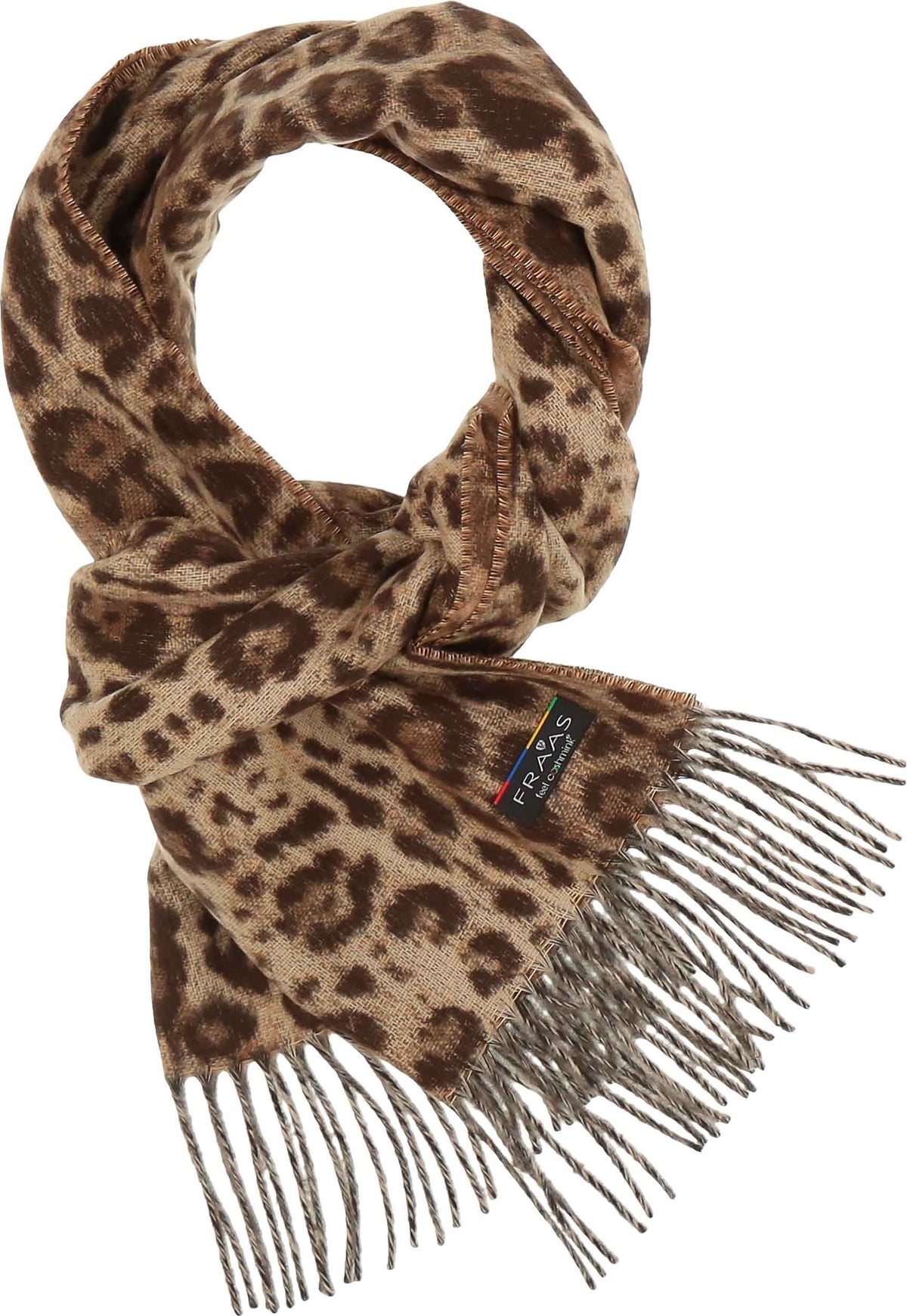 Nouveau Leo Cashmink Scarf: Camel