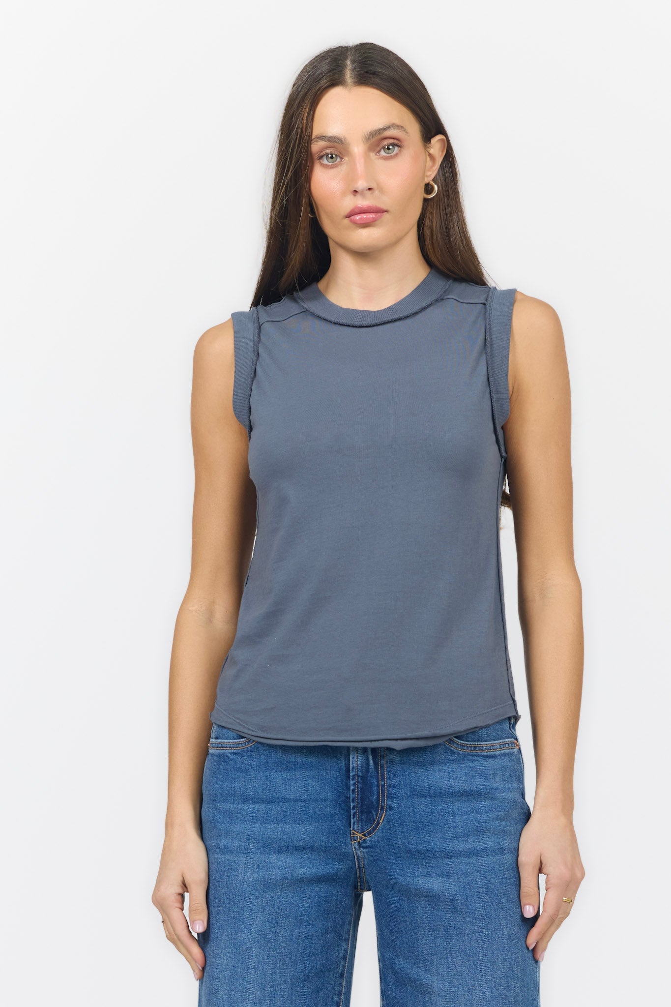 Dear John Zo Tank in Turbulence, cotton everyday tank