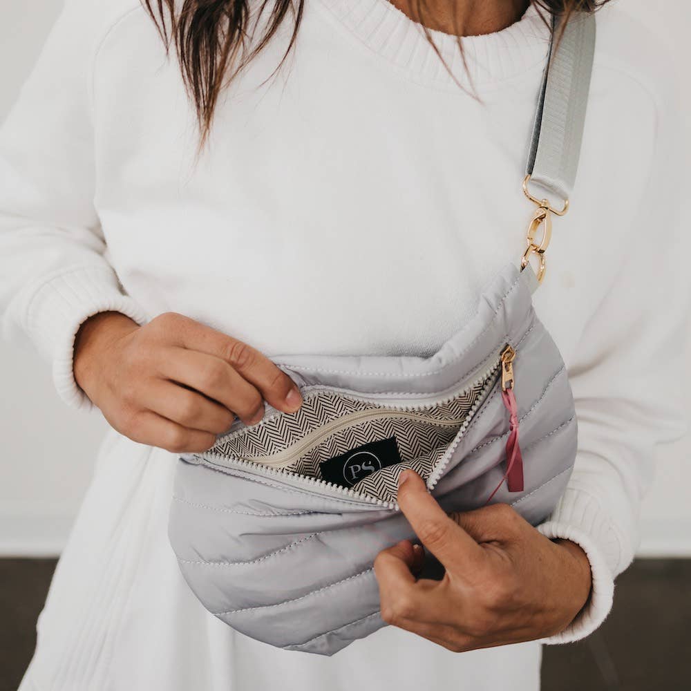 Jolie Puffer Belt Bag|Sand