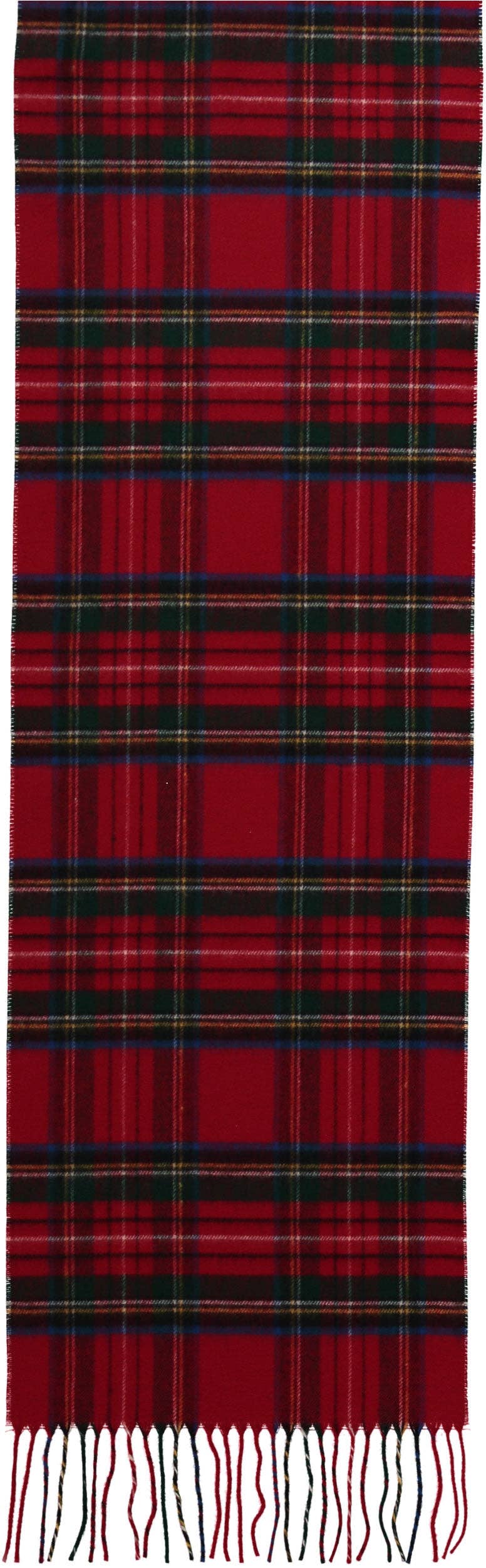 Traditional Tartan Cashmink® Scarf: Black