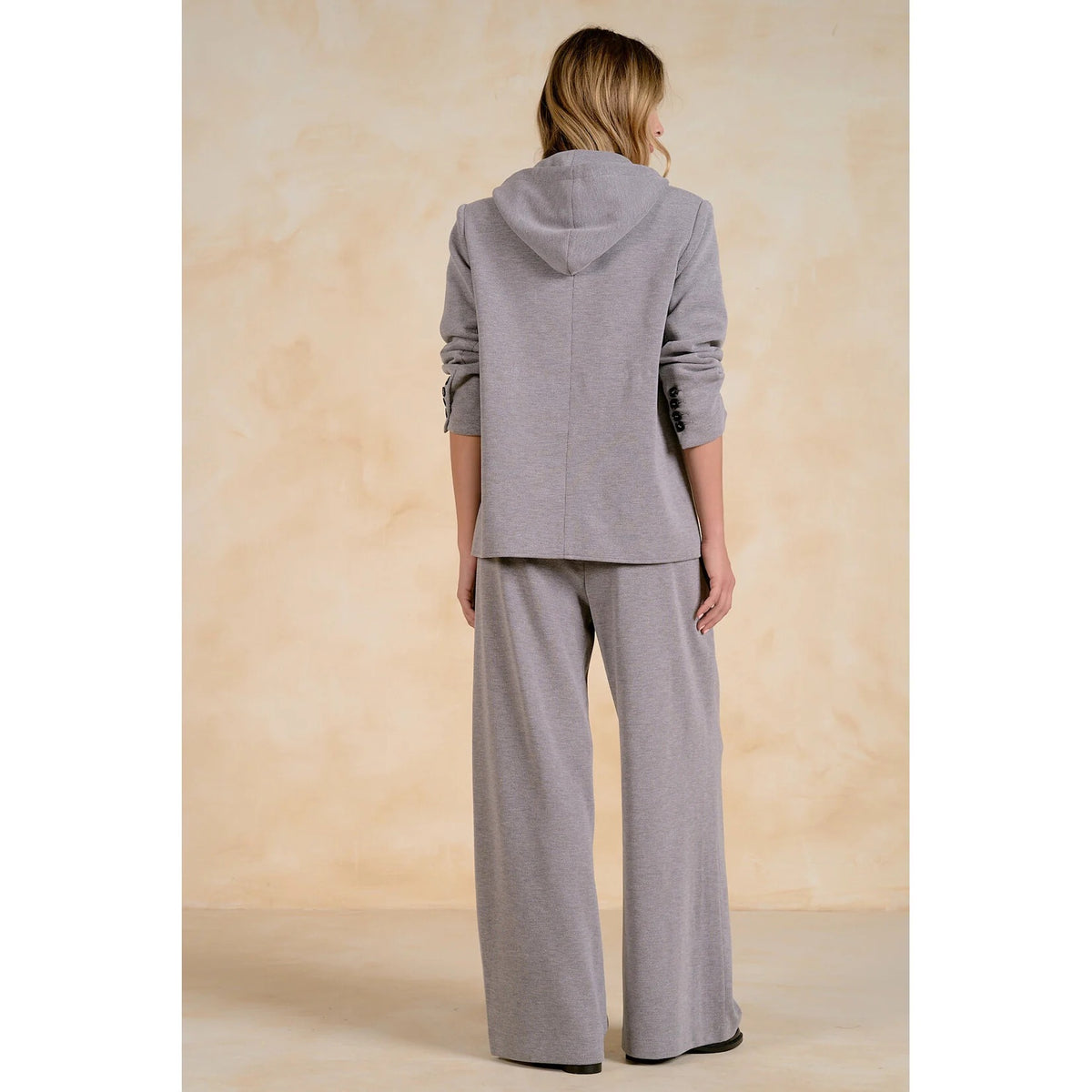 Elan Oversized Blazer Jacket - Dark Grey