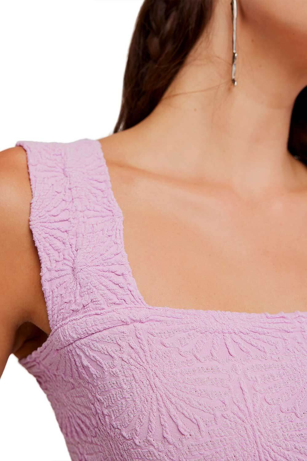 Free People Love Letter Cami in Pale Orchid - back