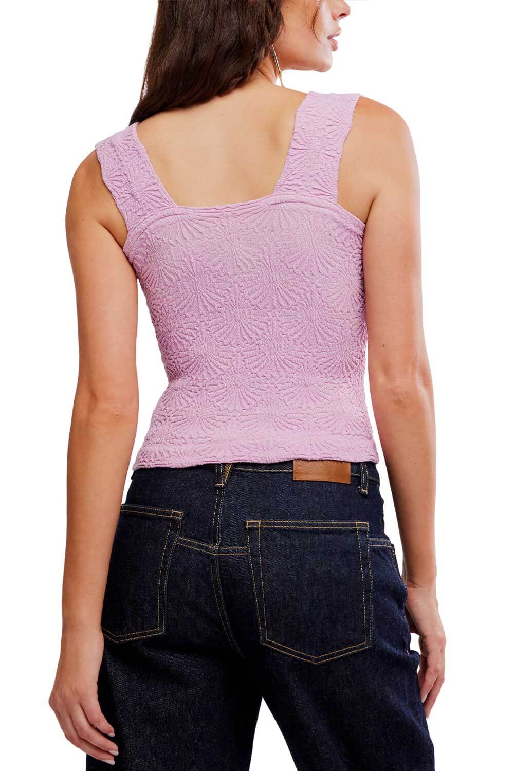 Free People Love Letter Cami in Pale Orchid - side