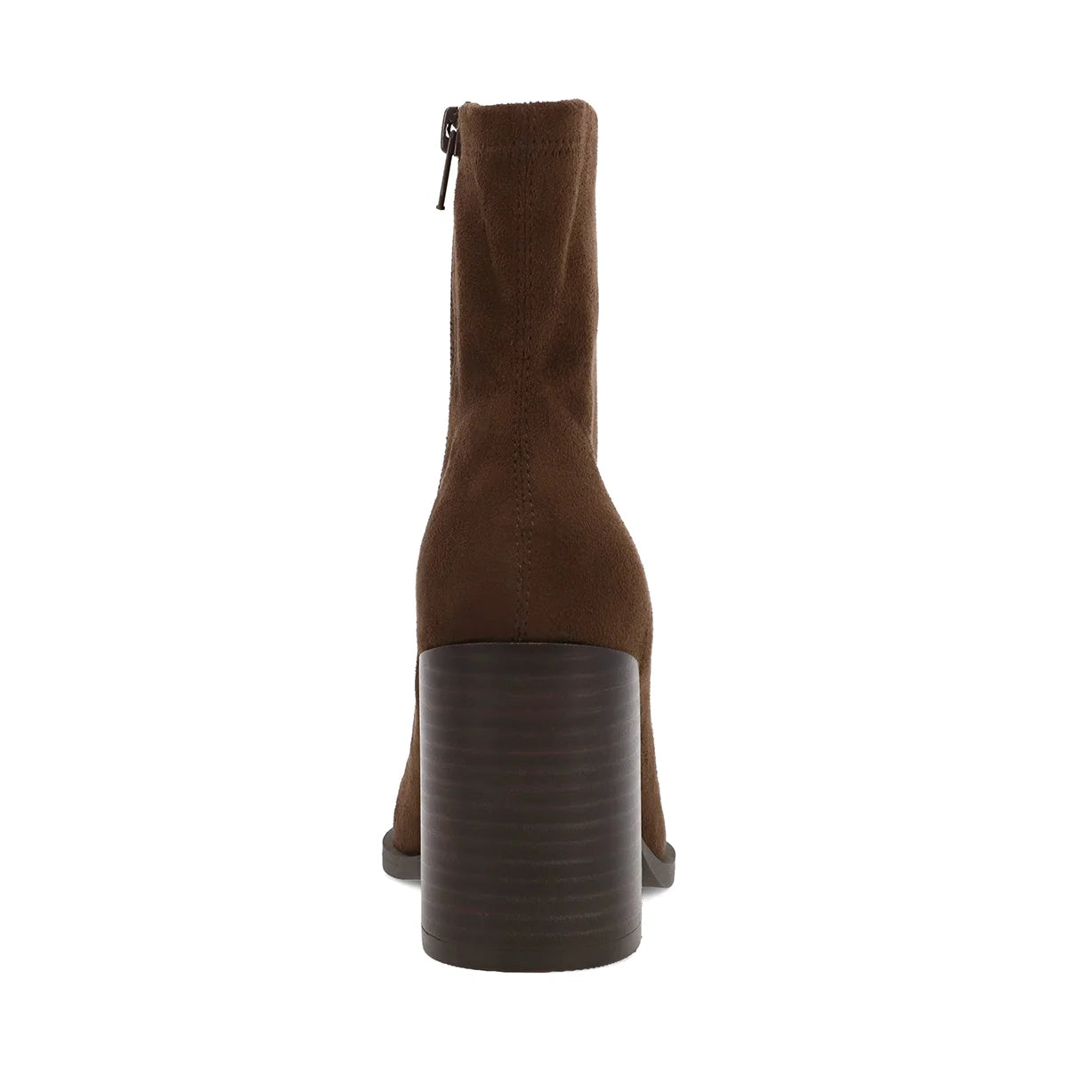 Mia Sidonie Block Heel Bootie in Chocolate, view 5