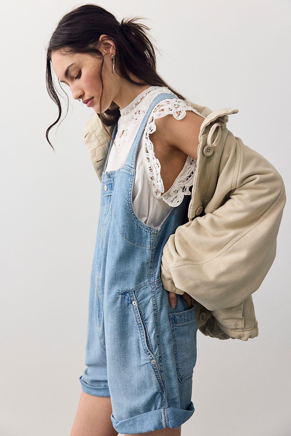 Free People Jude Shortall - Lt. Indigo detail view