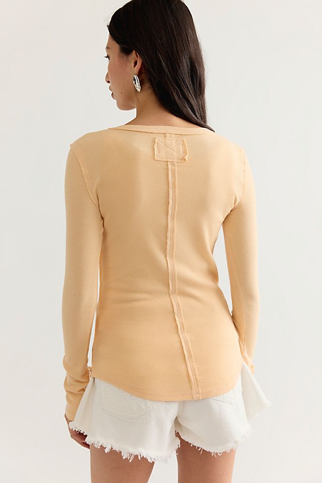 Free People Jamie Henley in Peachy Keen - detail view