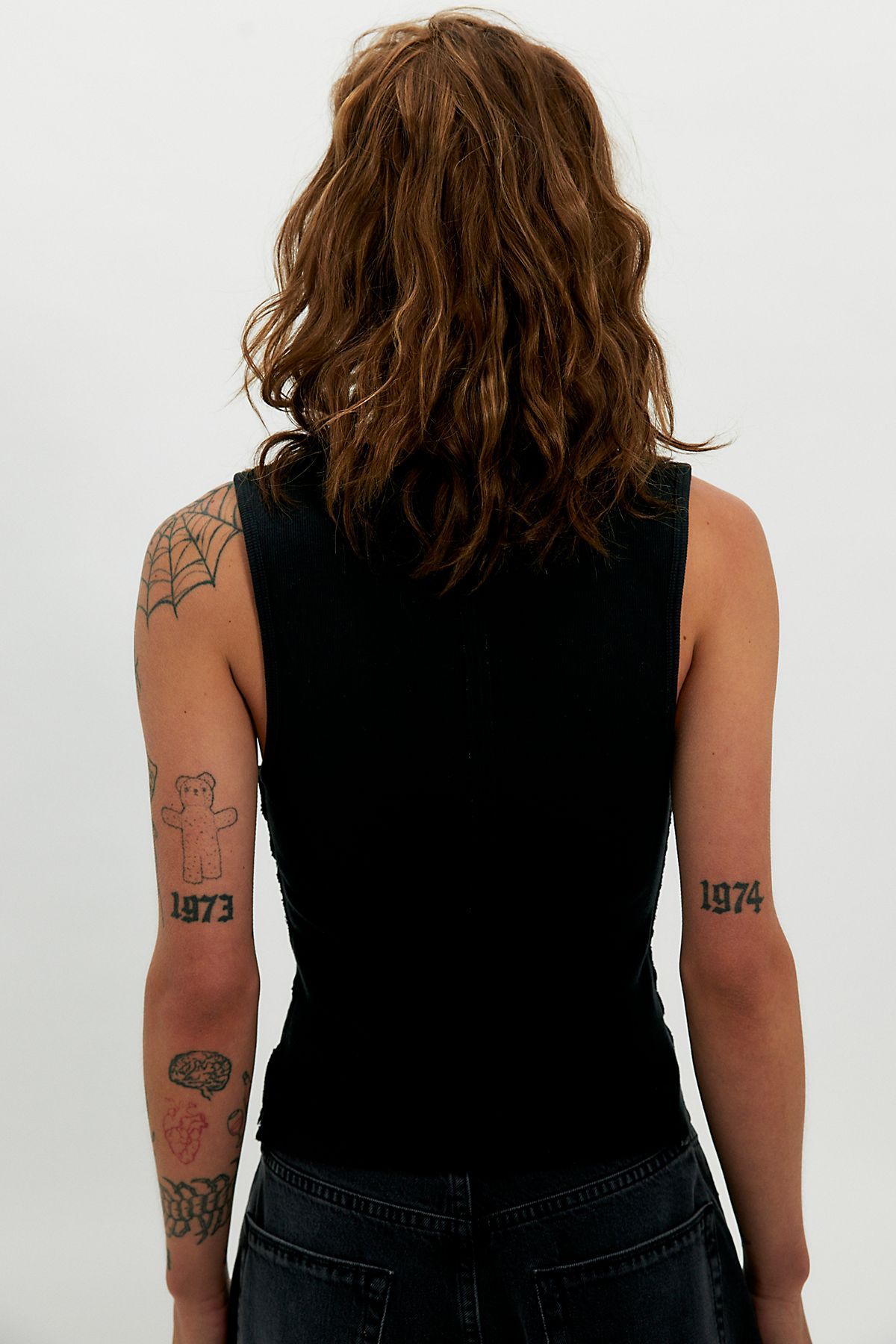 Free People Jamie Henley Tank - Black additional view
